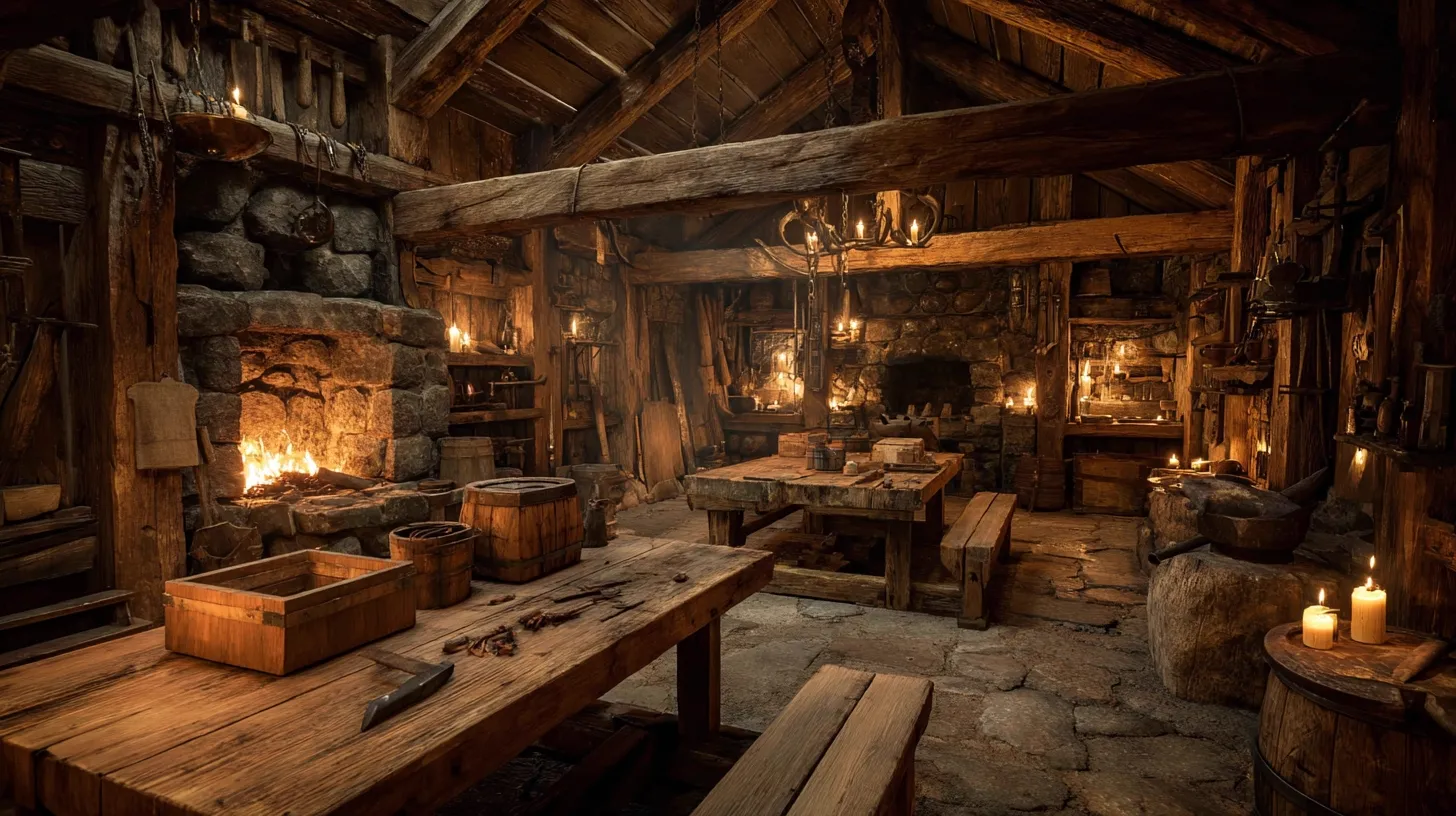 Noms de famille issus de métiers anciens : Boulanger, Charpentier, Meunier...